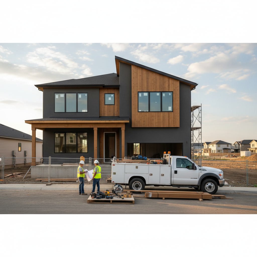 Custom home construction framing showing design flexibility in Stuart Florida